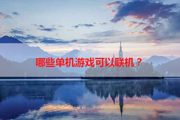 哪些单机游戏可以联机？