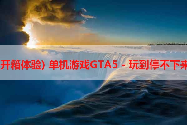 (开箱体验) 单机游戏GTA5 - 玩到停不下来