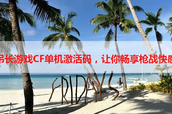 吊长游戏CF单机激活码，让你畅享枪战快感