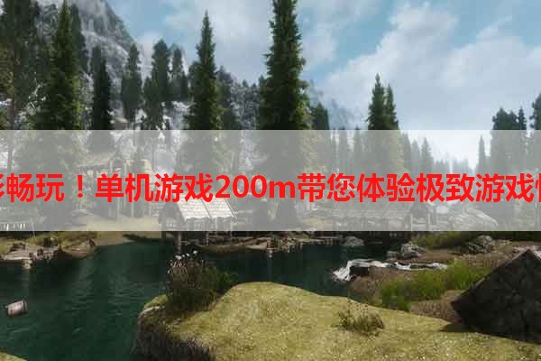 精彩畅玩！单机游戏200m带您体验极致游戏快感