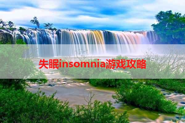 失眠insomnia游戏攻略