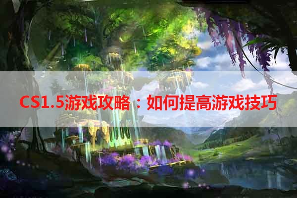 CS1.5游戏攻略：如何提高游戏技巧