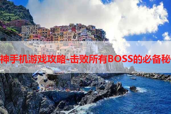 死神手机游戏攻略-击败所有BOSS的必备秘籍