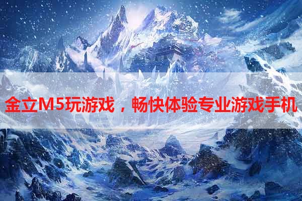 金立M5玩游戏，畅快体验专业游戏手机