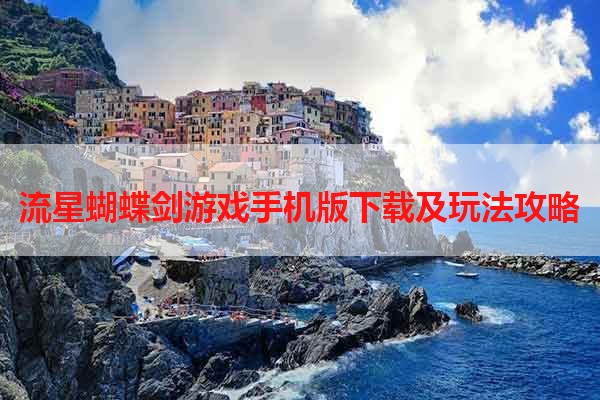 流星蝴蝶剑游戏手机版下载及玩法攻略